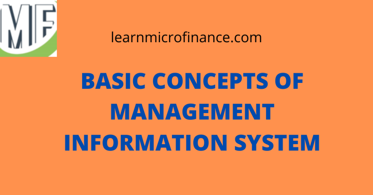 BASIC CONCEPTS OF MANAGEMENT INFORMATION SYSTEM